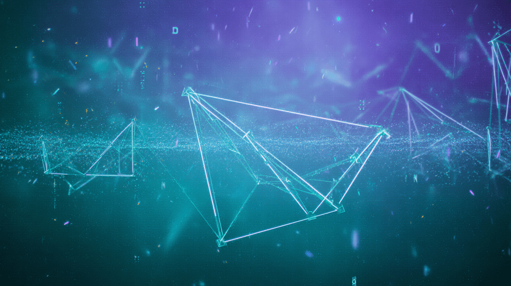 Abstract digital network background representing anonymous gambling, no KYC casinos, crypto casinos without verification, and secure online play without ID in 2025.