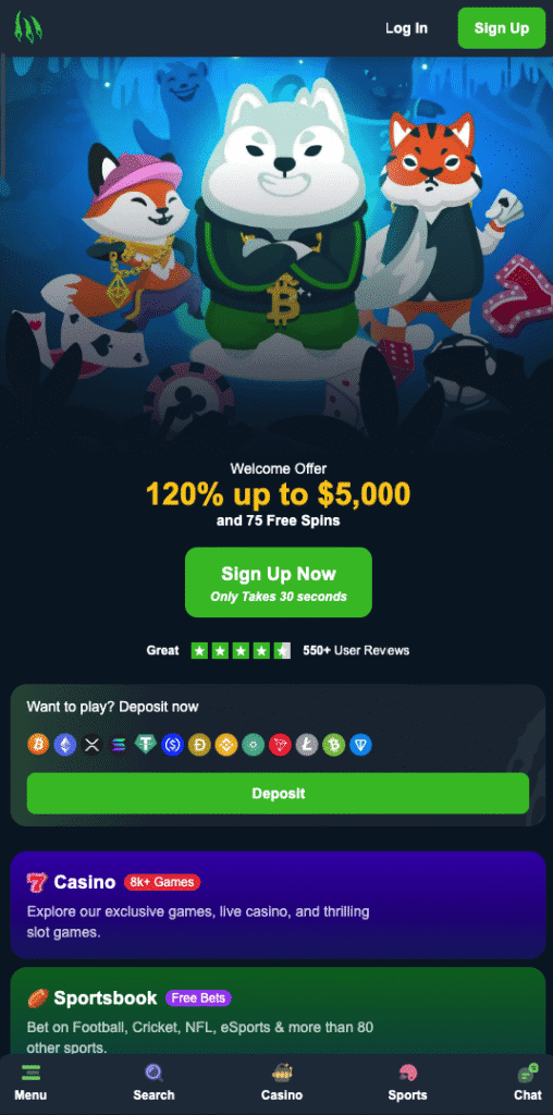 Wild.io mobile screenshot captured on an iPhone in 2025 September.